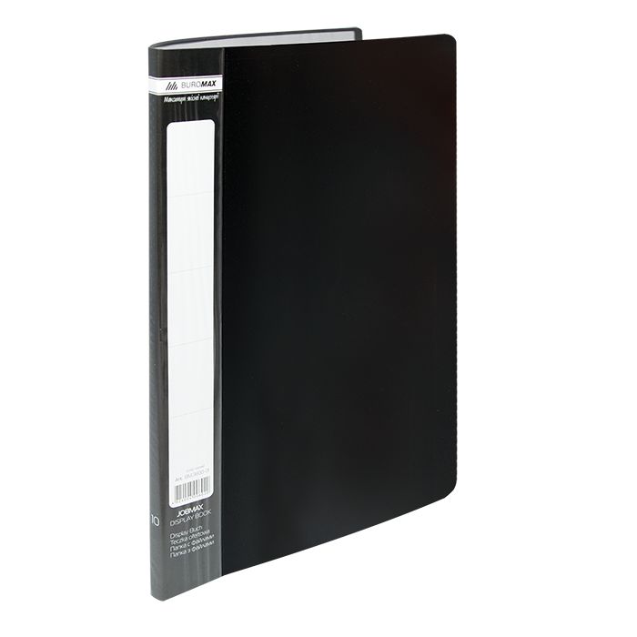 Папка с файлами Buromax Jobmax 10 sheets A4, black Фото