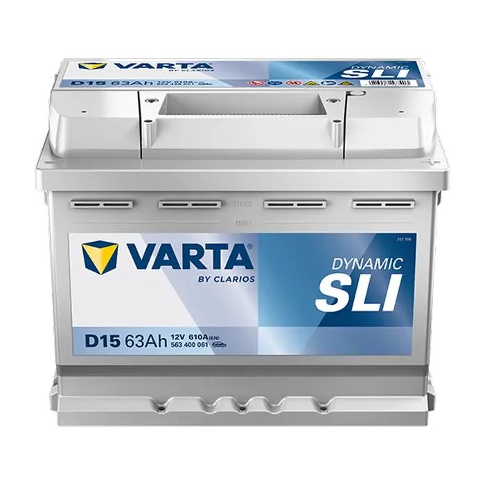 Аккумулятор автомобильный Varta Silver Dynamic 63Аh Фото