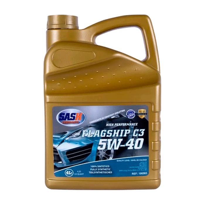 Моторное масло SASH FLAGSHIP C3 5W40 4л Фото
