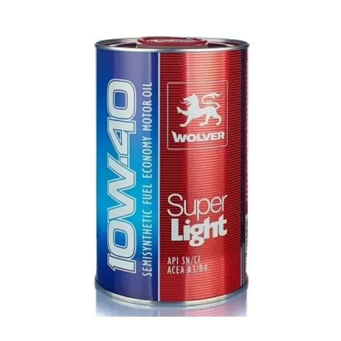 Моторное масло Wolver Super Light 10W-40 1л Фото