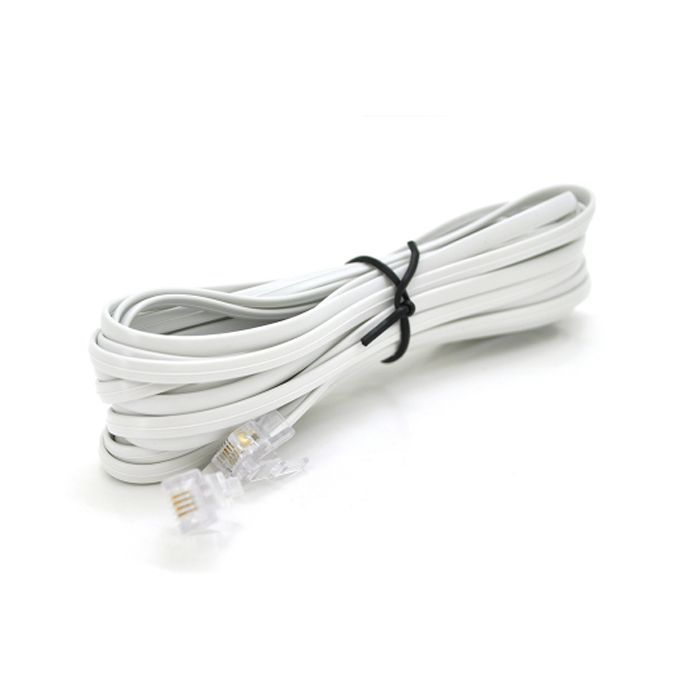Патч-корд Voltronic телефонний 10м RJ11 (6P4C) Фото