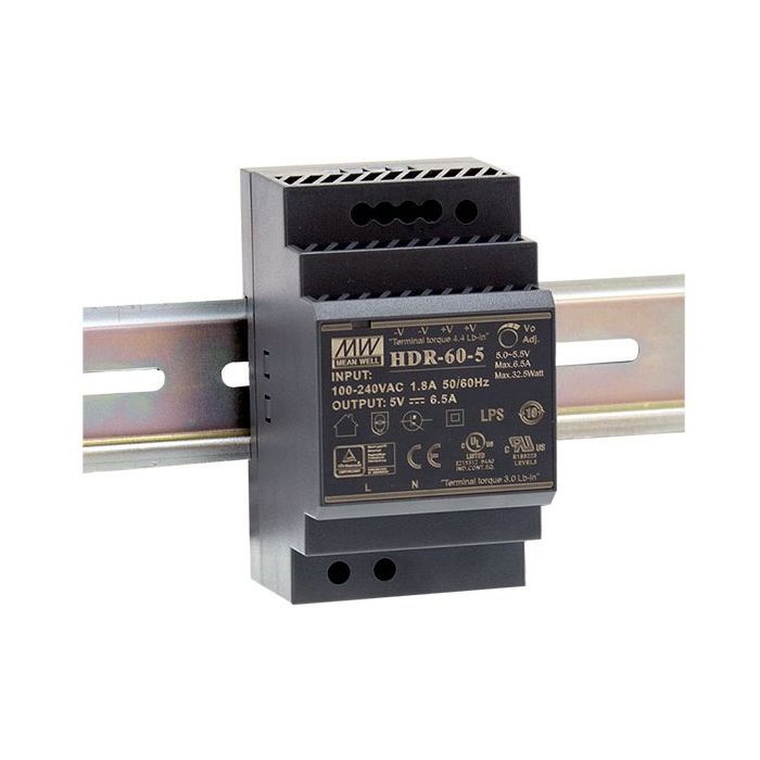 Блок питания для систем видеонаблюдения MeanWell HDR-60-12 Фото