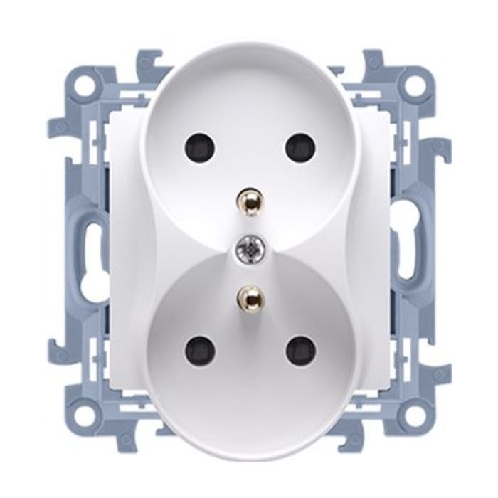 Розетка Simon SCHUKO, белая Фото