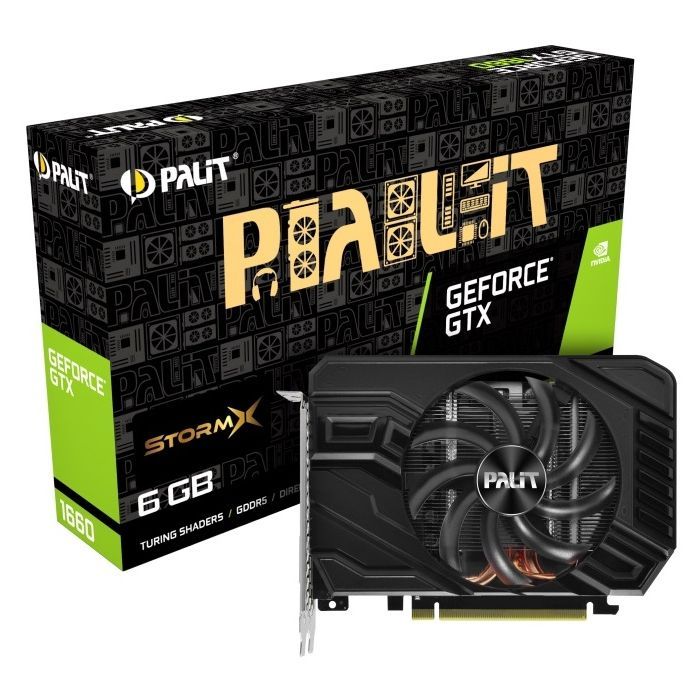 Видеокарта Palit GeForce GTX1660 6144Mb StormX Фото