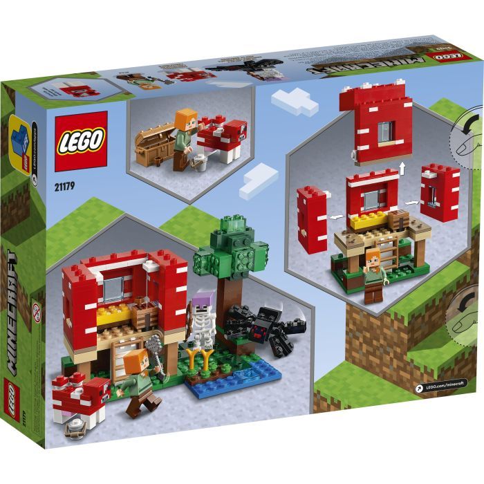 Конструктор LEGO Minecraft Грибний будинок 272 деталі Фото 6