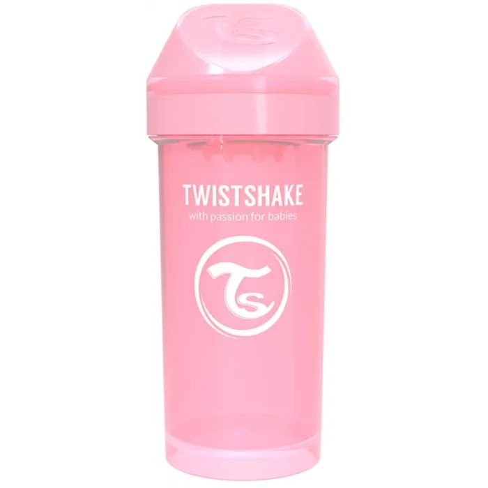 Поильник-непроливайка Twistshake 360 мл 78279 светло-розовая Фото