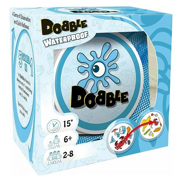 Настольная игра Asmodee Dobble Waterproof (укр.) Фото
