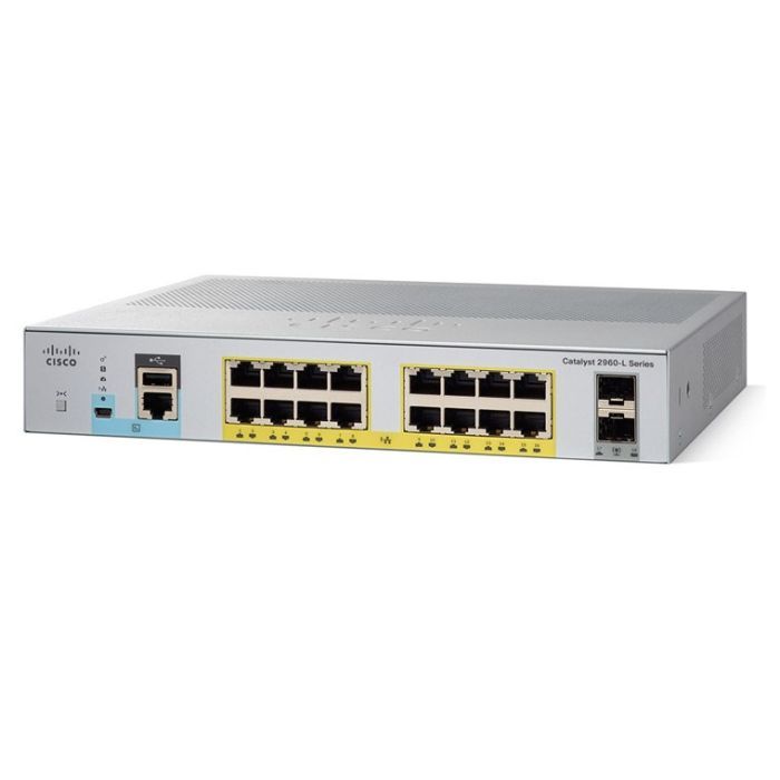Коммутатор сетевой Cisco C1000-16T-2G-L Фото