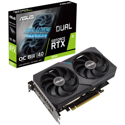 Видеокарта ASUS GeForce RTX3050 8Gb DUAL OC Фото