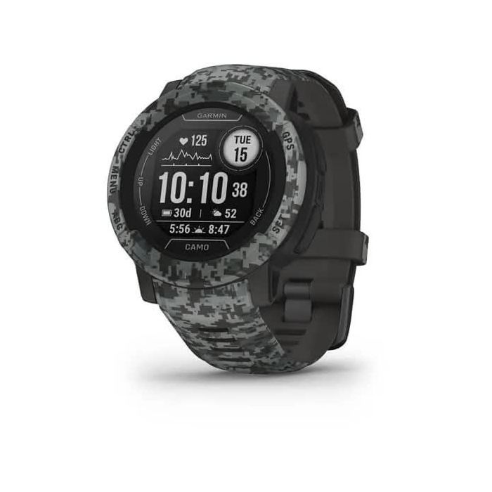 Смарт-часы Garmin Instinct 2, Camo Edition, Graphite Camo, GPS Фото