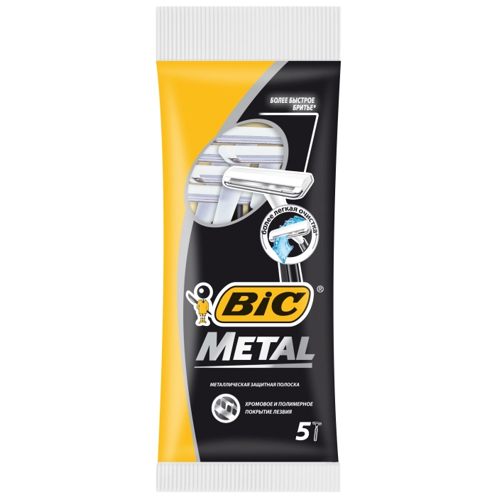 Бритва Bic Metal 5 шт. (3086125705416)