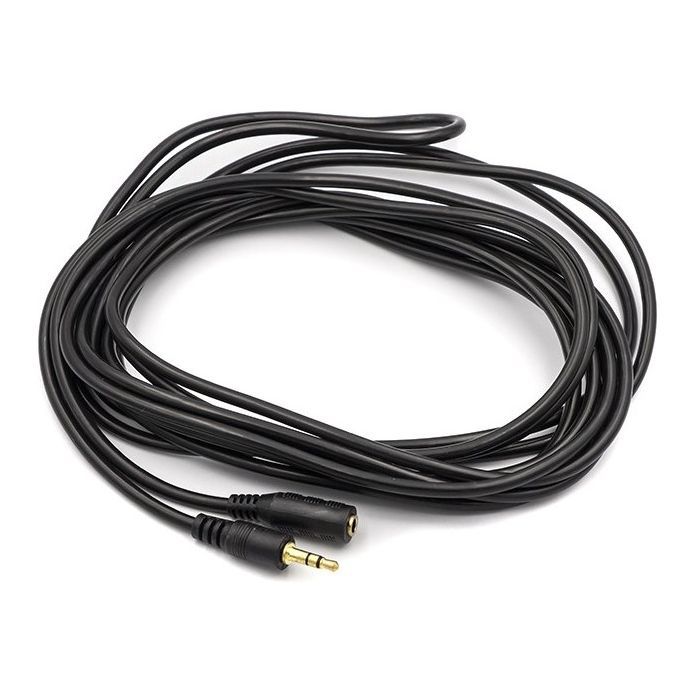 Кабель мультимедийный PowerPlant 3.5mm M to 3.5mm F 5.0m Фото