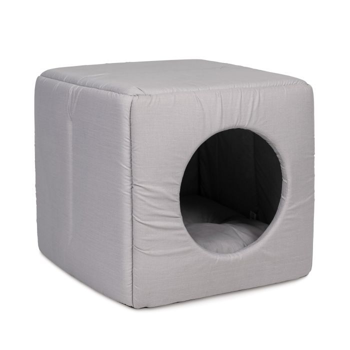Домик для животных Природа "CUBE" 40х40х37 см (серый) Фото