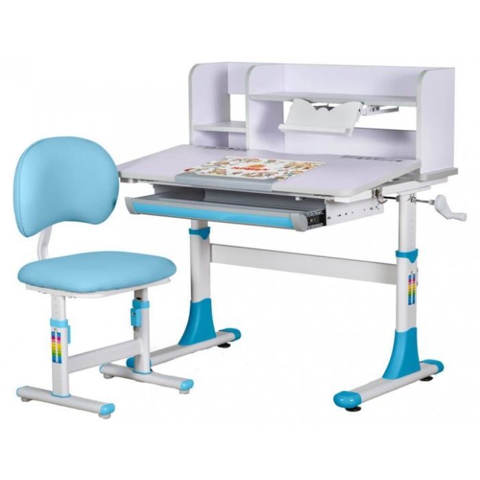 Парта со стулом Evo-kids Blue Фото