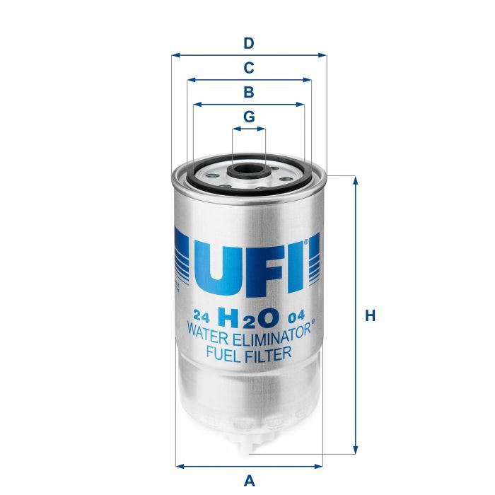 Фильтр топливный UFI 24.H2O.04 Фото