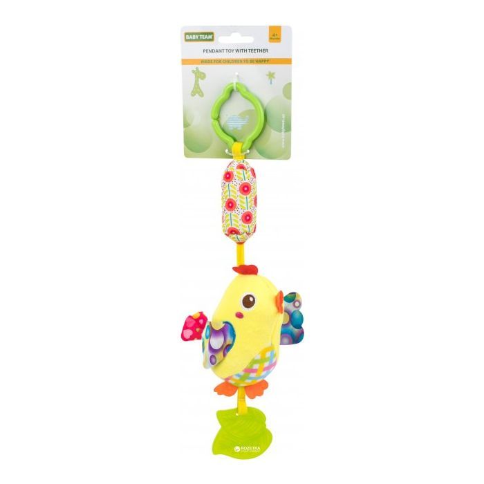 Игрушка-подвеска Baby Team колокольчик Цыпленок Фото