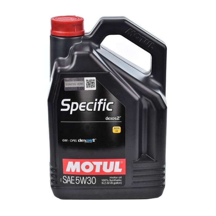 Моторное масло MOTUL Specific Dexos2 5W30 5 л Фото
