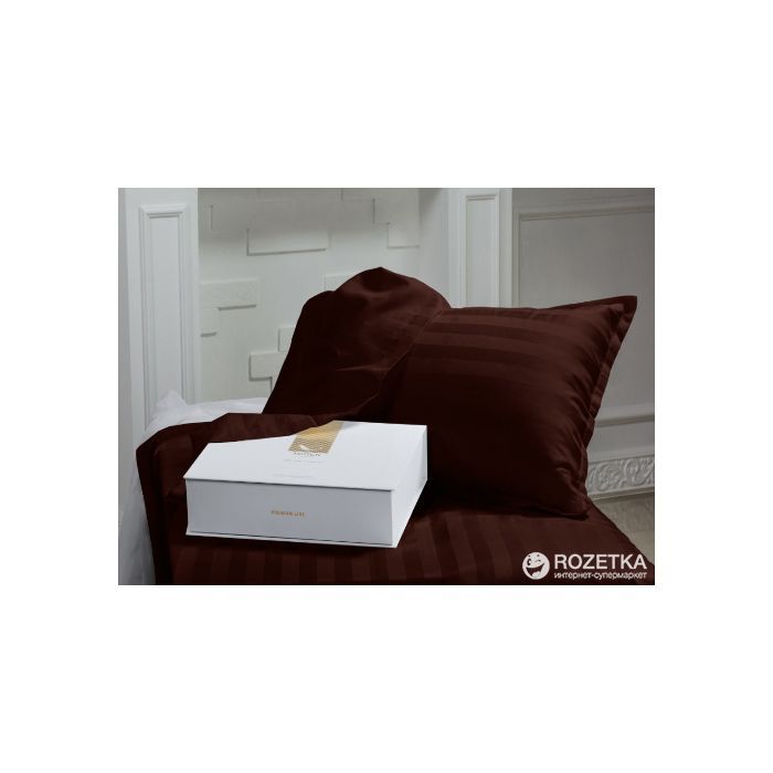 Постельное белье MirSon Сатин-страйп Lorenzo 143х210х2 - Семейный Фото