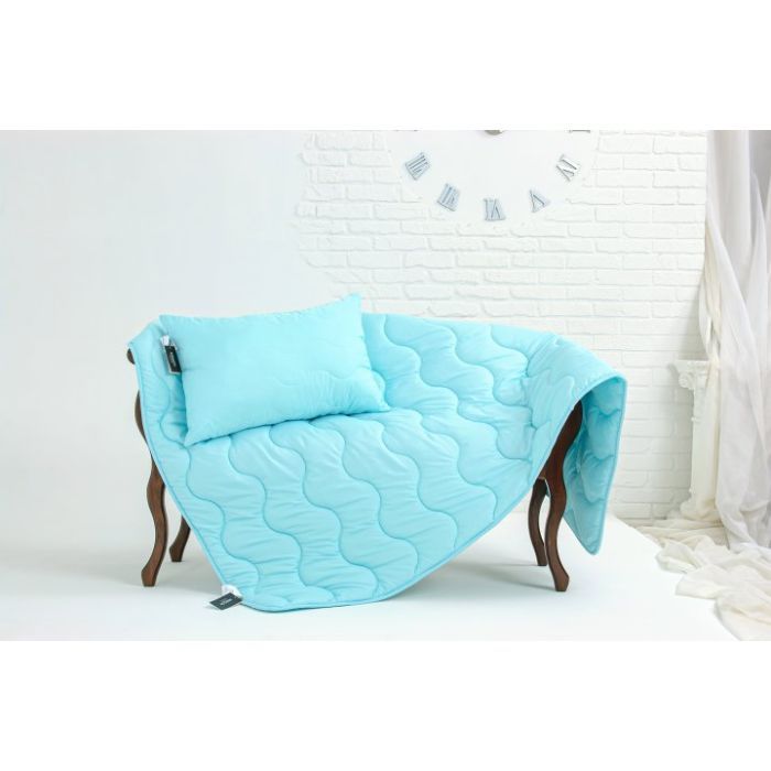 Одеяло MirSon антиалергійна Eco-Soft №1649 Eco Light Blue 110х14 Фото 1