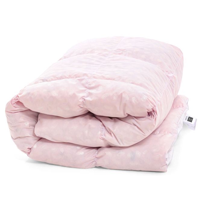 Одеяло MirSon пуховое 1856 Bio-Pink 90 пух Зима+ 172x205 Фото