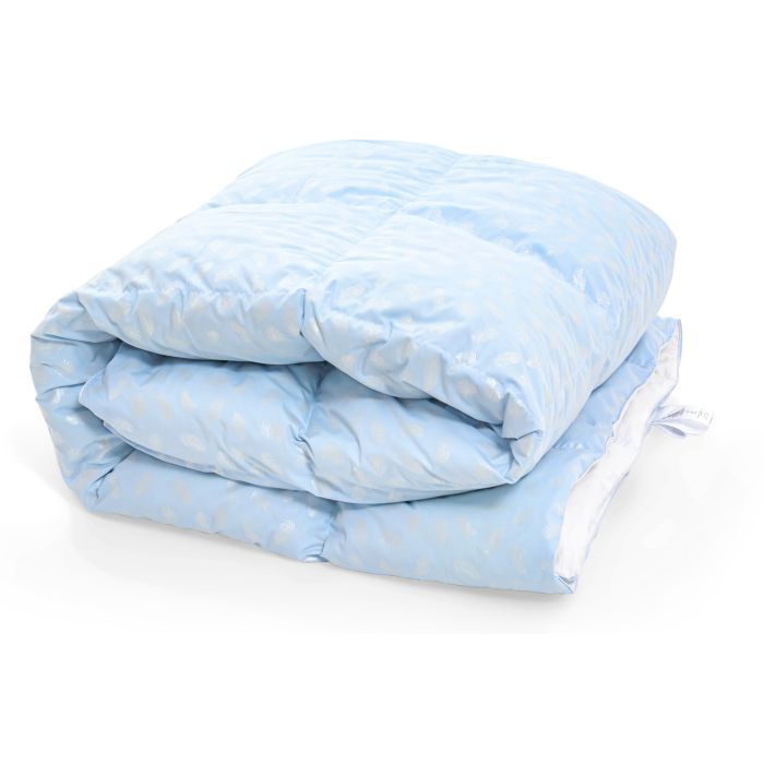 Одеяло MirSon пухова №1858 Bio-Blue 70% пух Зима + 140x205 Фото