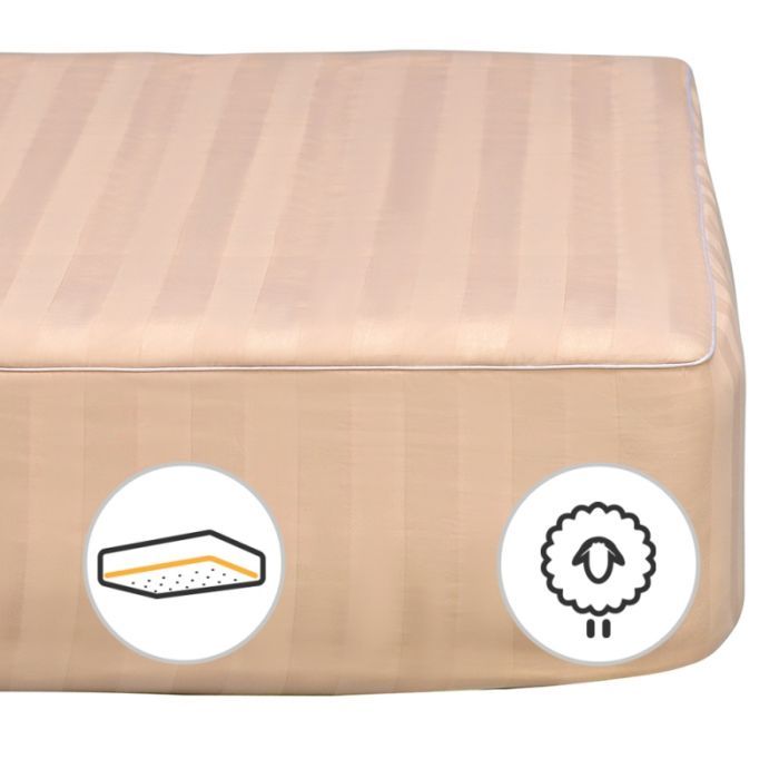 Наматрасник MirSon Carmela Woollen 441 200x220 см Фото