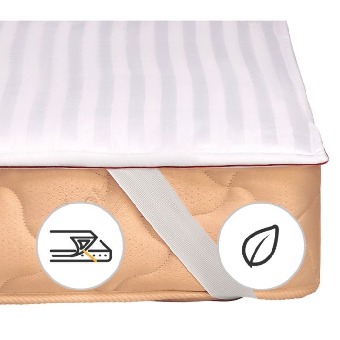 Наматрасник MirSon Deluxe с Тенсель (Modal) 337 80x160 см Фото