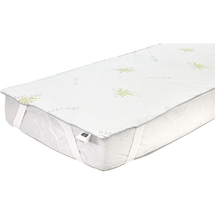 Наматрасник MirSon №1032 Alberto Bamboo Seasons Aloe Vera 80х200 см Фото