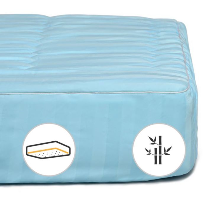 Наматрасник MirSon Valentino Вamboo 612 70х140 см Фото