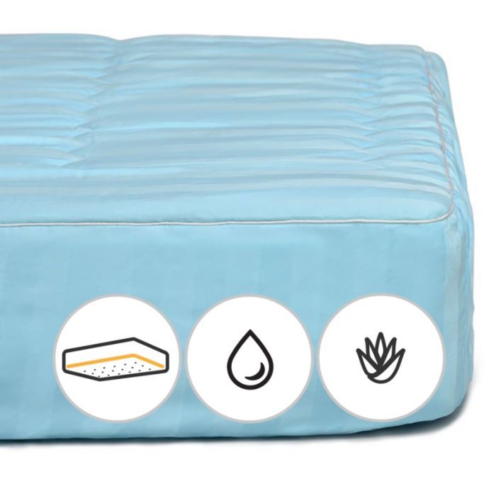 Наматрасник MirSon бамбуковий Valentino Bamboo Aloe Vera 289/1 160x20 Фото