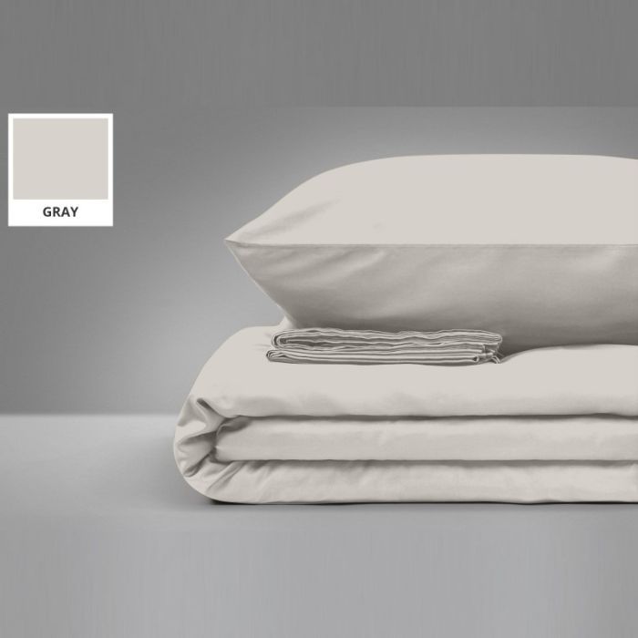 Постельное белье MirSon Бязь Premium Light Gray 143х210 Фото