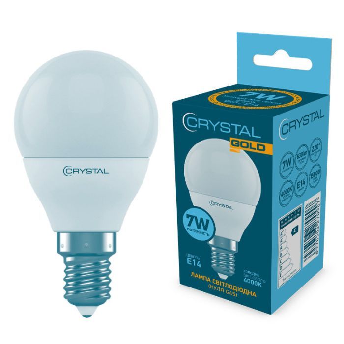 Лампочка CRYSTAL G45 7W PA Е14 4000K Фото