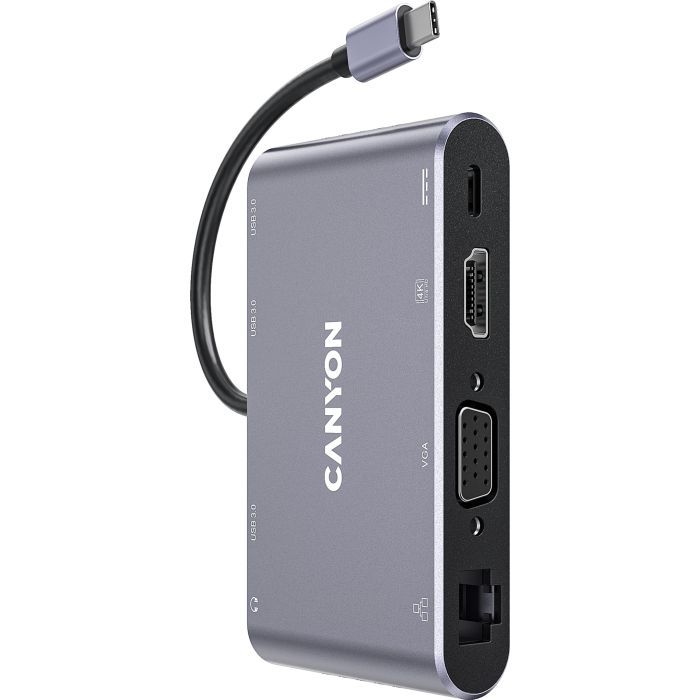 Порт-репликатор Canyon 8-in-1 USB-C Фото