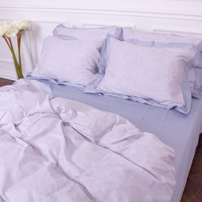 Постельное белье MirSon Satin Жаккард Great stone 175х210 Фото
