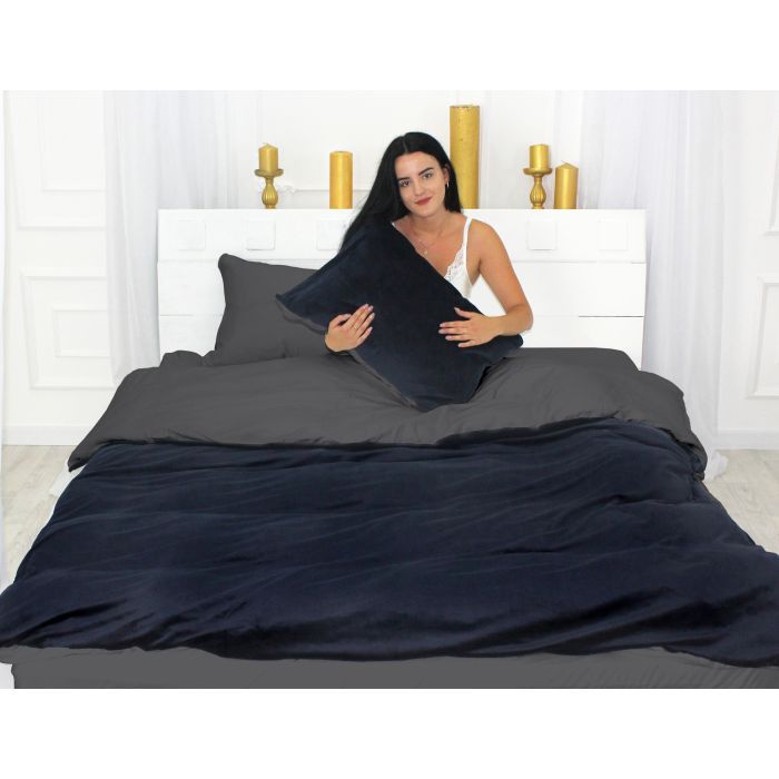 Постельное белье MirSon Велюр Winter Delicate 28-0082 Ciclamino Евро Фото