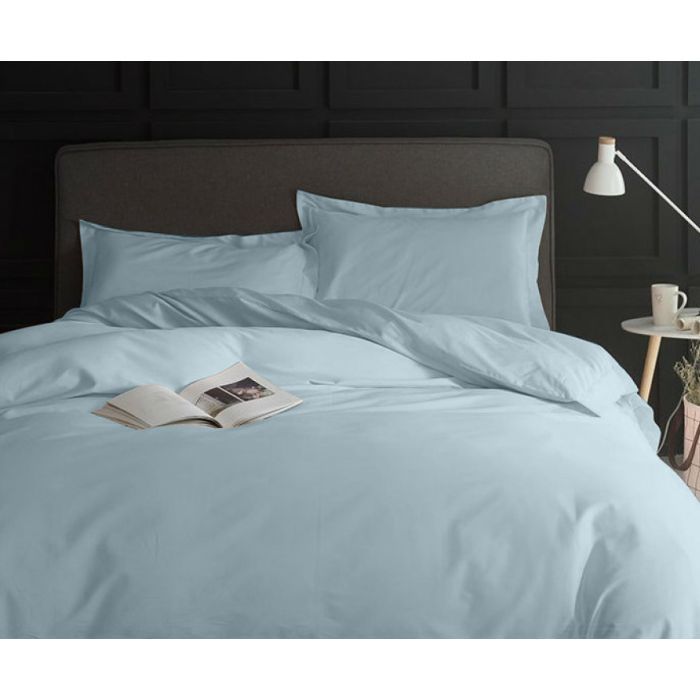 Постельное белье MirSon Сатин 0843 Grey Blue 175х210 Фото
