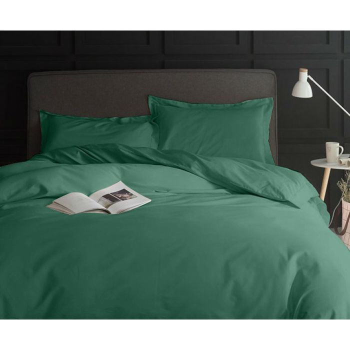Постельное белье MirSon Сатин 0844 Green Olive 220х240 Фото