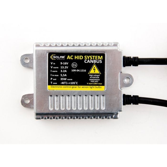 Автолампа SOLAR Slim Canbus Premium Ballast 35W, 9-16В Фото