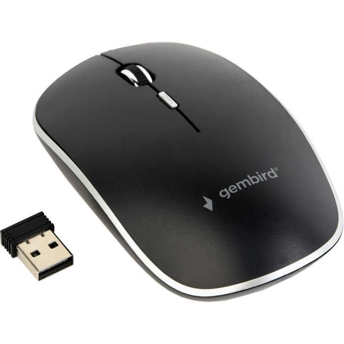 Мышка Gembird MUSW-4BS-01 Wireless Black Фото