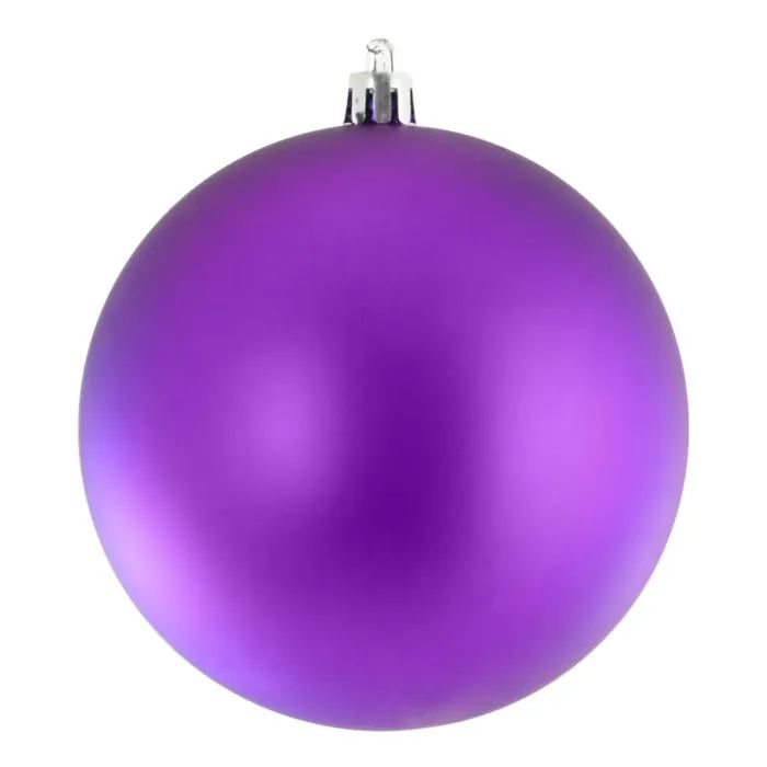 Елочная игрушка YES! Fun 10 см, фіолетова матова Фото