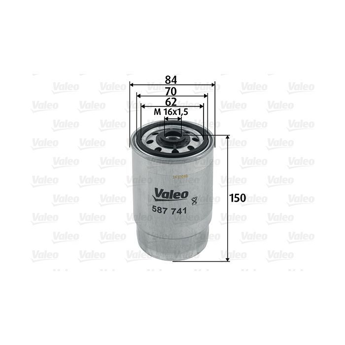 Фильтр топливный Valeo 587741 Фото