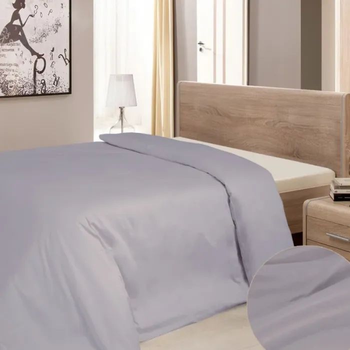 Пододеяльник Ярослав сатин 08 серый 200х215 Фото