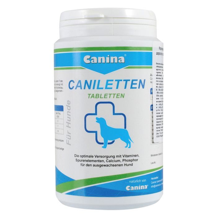 Витамины для собак Canina Caniletten 300 г 150 таблеток Фото