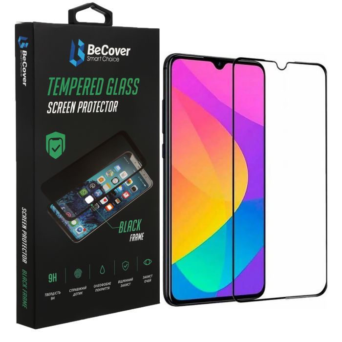 Стекло защитное BeCover Xiaomi Redmi A1 Black Фото