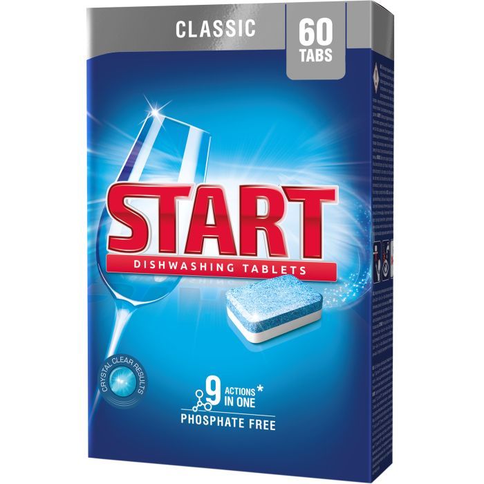 Таблетки для посудомоечных машин Start Classic 60 шт. Фото