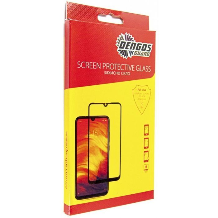 Стекло защитное Dengos Full Glue Nokia G10 black frame Фото
