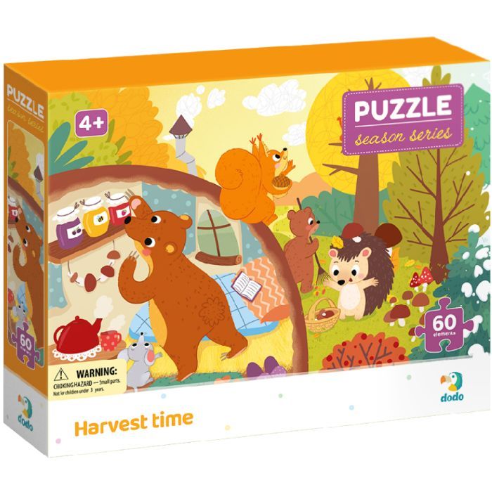 Пазл DoDo Уборка в лесу, 60 элементов Фото