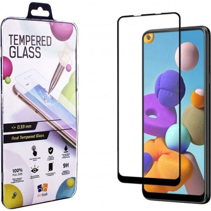 Стекло защитное Drobak Samsung Galaxy A21s Фото