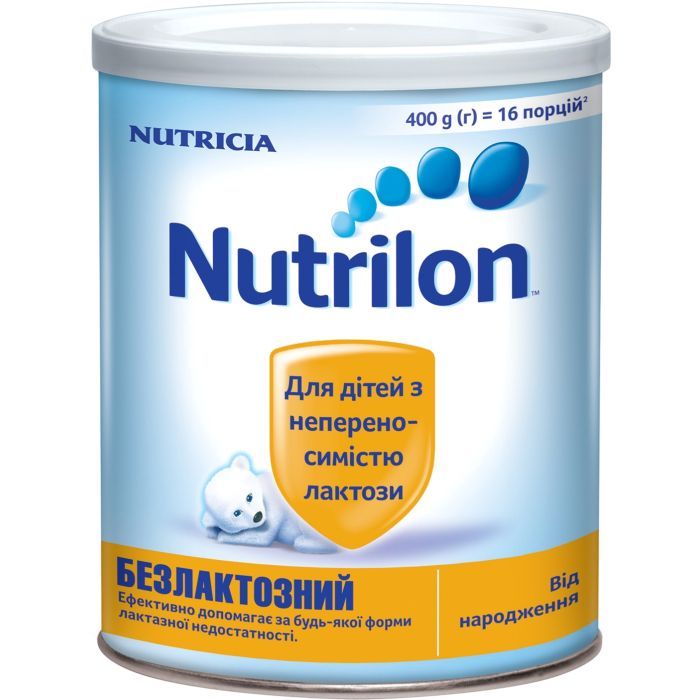 Детская смесь Nutrilon Безлактозний 400 г Фото