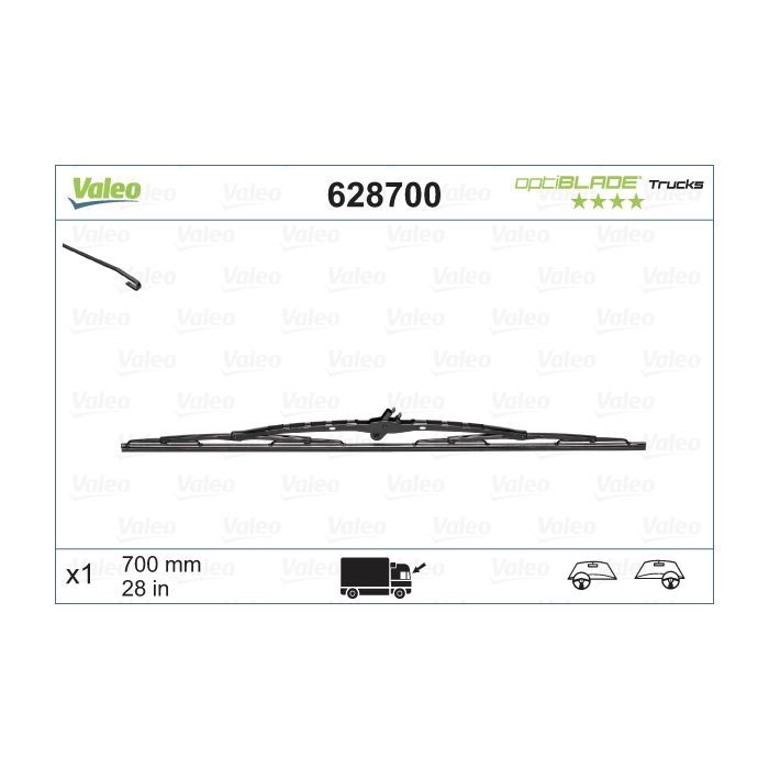 Щетка стеклоочистителя Valeo 628700 Фото